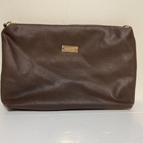 BCBG Paris Dark Brown Women's Clutch Crossbody Bag Medium - Picture 2 of 10